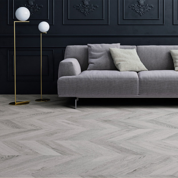 Faus Masterpieces Light Grey Chevron