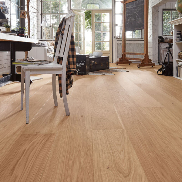 Trägolv Meister Off White Oak Harmonious Wideplank