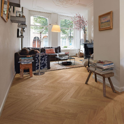 Trägolv Meister Herringbone Oak Harmonious