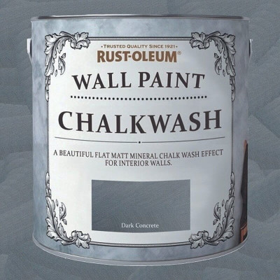 Rust-Oleum Wallpaint Chalkwash Dark Concrete