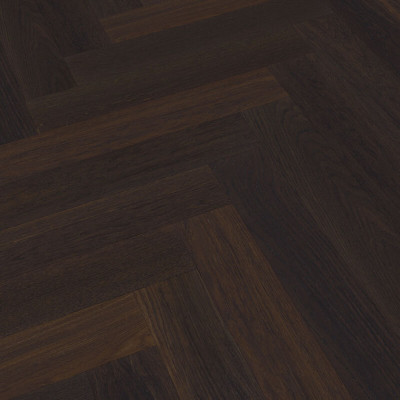 Trägolv Meister Herringbone Smoked Oak Harmonious