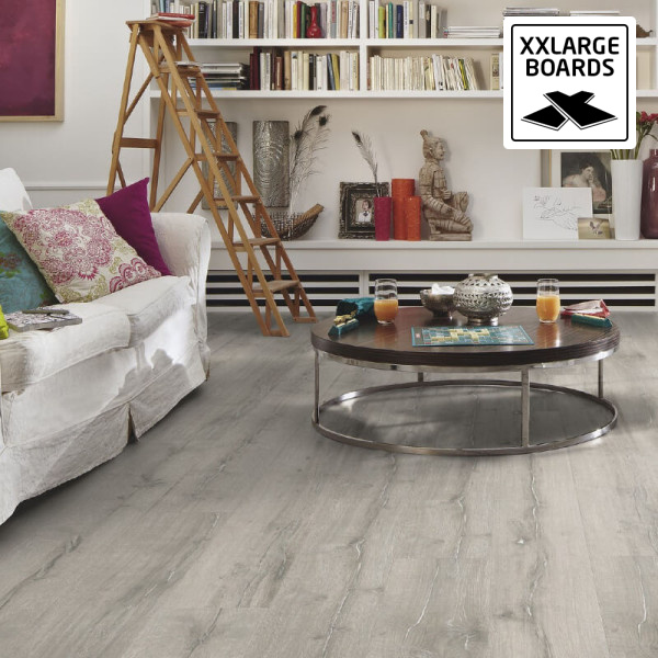 Laminatgolv Grey White Midsummer Oak