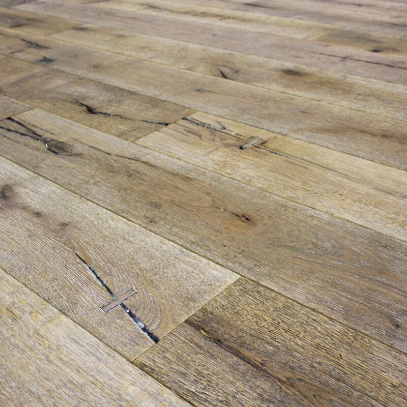 Trägolv NQD Oak Snowstorm 1-Stav