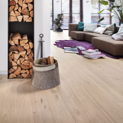 Trägolv Meister PD 400 Limed Off-White Oak Lively