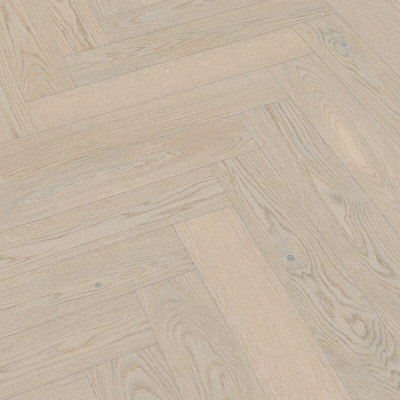 Trägolv Lindura HS 500 Herringbone Classic Arctic White Oak