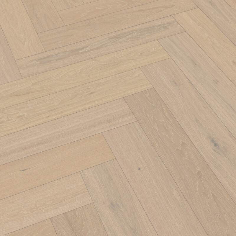 Trägolv Lindura HS 500 Herringbone Classic Champagne Oak
