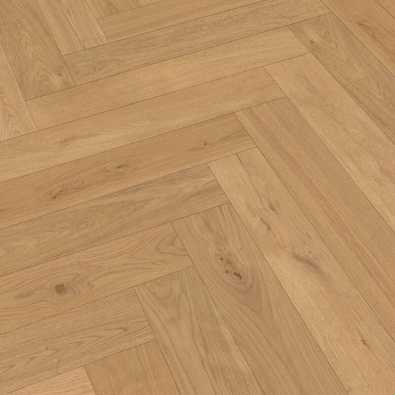Trägolv Lindura HS 500 Herringbone Classic Pure Oak