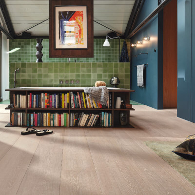 Hårdvaxoljat Trägolv Lindura HD 400 Natural Shell White Oak