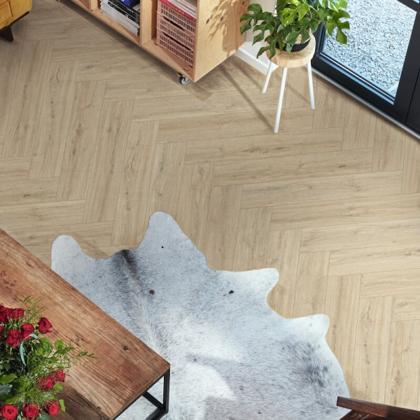 Laminatgolv LS350 Sandcliff Oak Herringbone